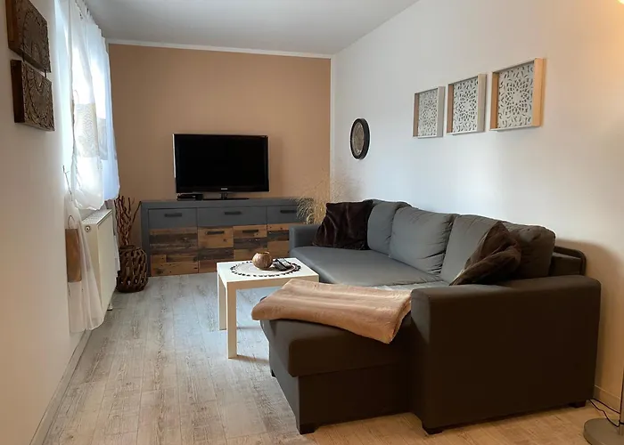 Апартаменты Souterrain-ferienwohnung I 3-4 Pers I Garten & Gemeinschaftspool I Sachsenring *