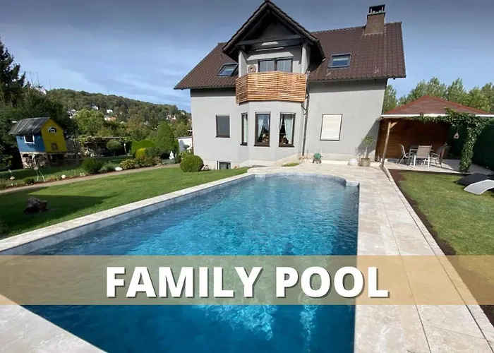 Souterrain-ferienwohnung I 3-4 Pers I Garten & Gemeinschaftspool I Sachsenring * Хоэнштайн-Эрнстталь